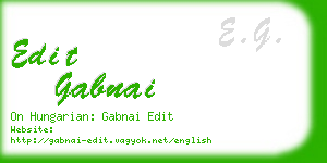 edit gabnai business card